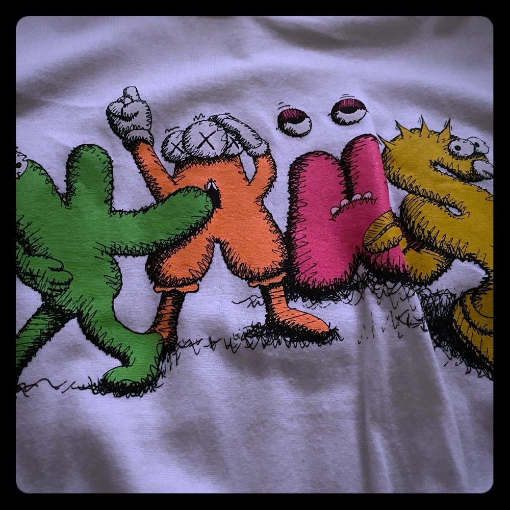 Vintage KAWS X ORIGINALFAKE 2009”Spellout Tee” SZ4